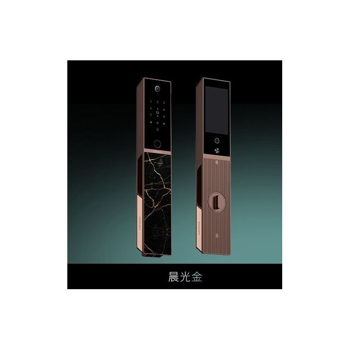 Lenovo 聯想 人臉識別掌靜脈智能電子門鎖 (大理石 / 晨光金 / 星空黑 / 火山岩) F3 (已包基本安裝)